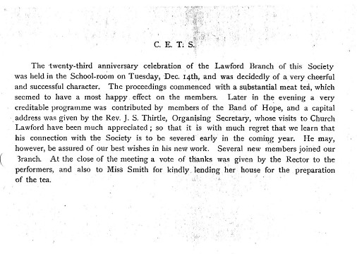 CETS Report December 1897